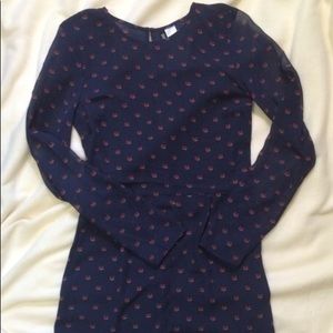 Navy romper